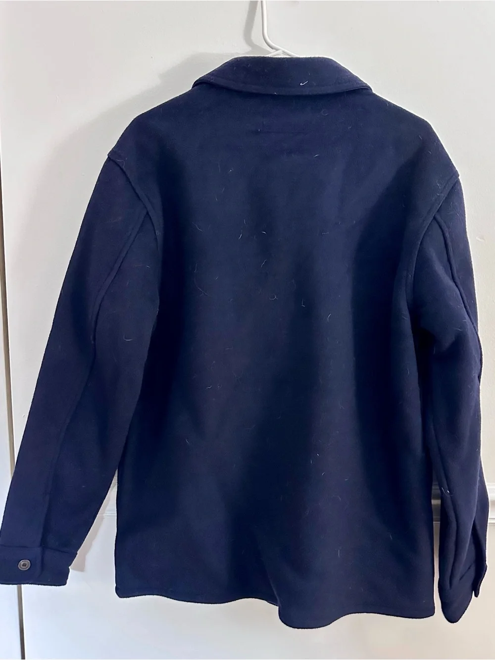 Orvis Wool Blend Navy Shirt Jacket Mens Shacket Medium 1